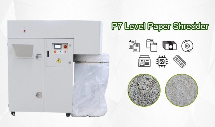 High-Capacity Top Security Paper Shredder for Documents Books with P7 Level