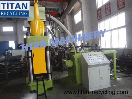 Vertical Hydraulic Metal Chip Briquetting Machine/Aluminum Chip Briquette Press Machine