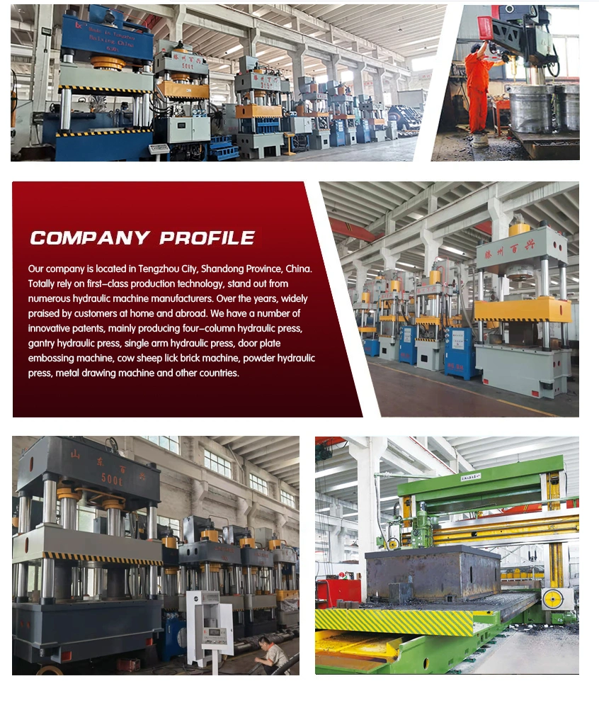 1200 Tons Iron Plate Stainless Steel Plate Galvanized Plate Hydraulic Press of Head Canning Forging Stretching Machine Embossing Press