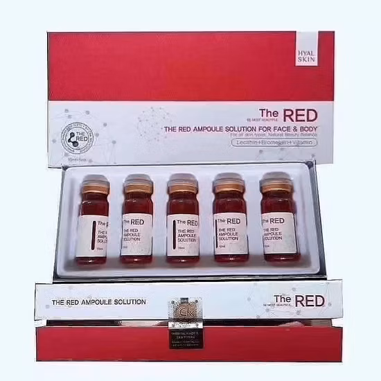 Lipolysis Red Ampoule Solution for Face & Body Fat